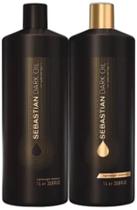 Kit Sebastian Dark Oil Shampoo E Condicionador 1L Kit Sebastian Dark Oil Shampoo E Condicionador 1L