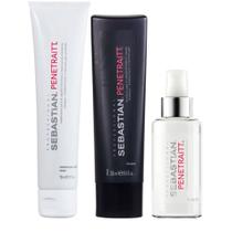 Kit Sebastian Penetraitt - Shampoo 250ml + Sérum Capilar Noturno 95ml + Máscara 150ml Kit Sebastian Penetraitt - Shampoo 250ml + Sérum Capilar Noturno 95ml + Máscara 150ml