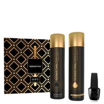 Kit Sebastian Professional Dark Oil & OPI Black (3 Produtos)