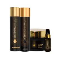 Kit Sebastian Professional Dark Oil - Shampoo e Condicionador e Máscara e Óleo