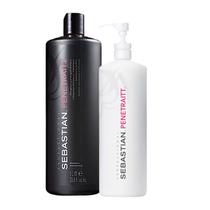 Kit Sebastian Professional Penetraitt Salon Duo - Shampoo 1000ml + Máscara 500ml