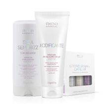 Kit Seca Sem Frizz Acidificante Cronograma Capilar Superdoses de Reparação Amend Essencial Kit Seca Sem Frizz Acidificante Cronograma Capilar Superdoses de Reparação Amend Essencial