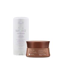 Kit Seca sem Frizz Essencial e Máscara Marula Fabulous Nutrition