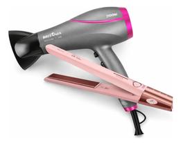 Kit Secador Britânia 2100w + Prancha Viih Tube 230o Bivolt