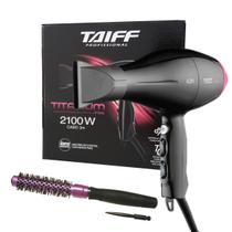 Kit - secador cabelo taiff titanium colors pink ion 2100w 220v + escova proart kp-20 roxa Kit - secador cabelo taiff titanium colors pink ion 2100w 220v + escova proart kp-20 roxa