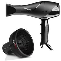 Kit - secador de cabelo profissional taiff easy 1700w 127v + difusor de ar universal gama