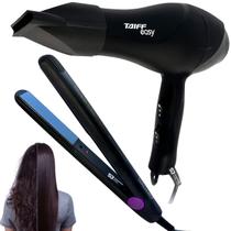 Kit secador de cabelo salão profissional e chapinha liss ion