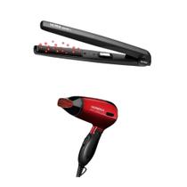 Kit Secador E Chapinha Prancha Alisadora MONDIAL 110v/220v Portatil Bivolt ORIGINAL GARANTIA 1 ANO