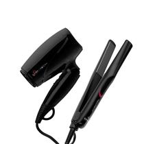 Kit Secador Eolic 1600W e Prancha Portátil Gama Italy Bivolt