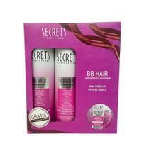 Kit Secrets BB Hair - Shampoo e Condicionador + 1 Mini Máscara 60g - Secrets Professional