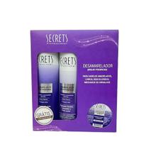 Kit Secrets Desamarelador Shampoo, Condicionador e Mini Máscara 60g. - Secrets Professional