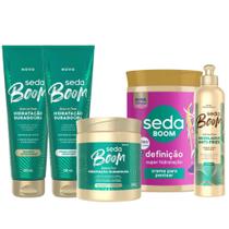 Kit seda boom hidratação duradoura