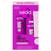 Kit Seda Liso Perfeito Shampoo 300ml + Condicionador 190ml