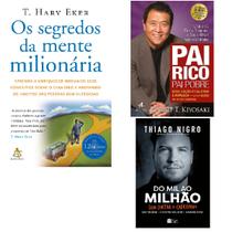 Kit Segredos Da Mente Do Mil Milhao Pai Rico Pai Pobre