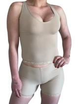 Kit Segunda Pele Regata E Shorts P/ Usar Por Baixo Z05