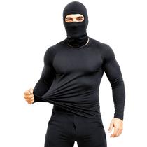 Kit Segunda Pele Térmico Masculino para Moto com Blusa + Calça + Balaclava Proteção Contra Frio e Vento
