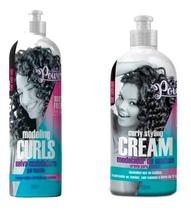 Kit Seiva Modeladora + Creme Curly Styling Soul Power