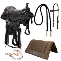 Kit Sela Americana Laço e passeio SV12011 - Marrom