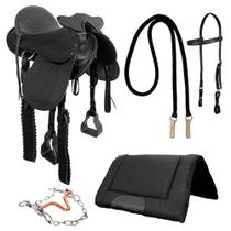 Kit Sela Australiana com Cabeça SV1467 Preta