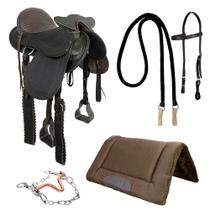 Kit Sela Australiana com Cabeça SV1468 Marrom