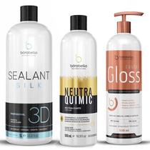 Kit Selagem 3D 1L e NeutraQuimic e Cauter Gloss Bórabella