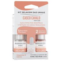 Kit Selagem Das Unhas Resistência E Proteção 9ml Casco Cavalo Kit Selagem Das Unhas Resistência E Proteção 9ml Casco Cavalo