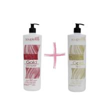 Kit Selagem Gold Power + Progressiva Gold Liss Souple Liss Kit Selagem Gold Power + Progressiva Gold Liss Souple Liss