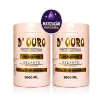 Kit Selagem Matizadora D Ouro Anti Frizz Brilho Intenso Kit Selagem Matizadora D Ouro Anti Frizz Brilho Intenso