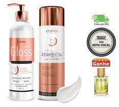 Kit Selagem Perfecta 1l + Cauter Gloss Blindagem Do FIo 500g