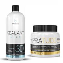 Kit Selagem Sealant 3D 1L e Máscara Pratudo Bórabella 1kg