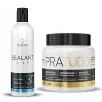 Kit Selagem Sealant Silk 350ml e Máscara Pratudo Bórabella Kit Selagem Sealant Silk 350ml e Máscara Pratudo Bórabella