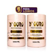 Kit Selagem Tradicional + Matizadora D Ouro Para Loiros Kit Selagem Tradicional + Matizadora D Ouro Para Loiros