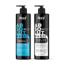Kit Selante Capilar Absolut Magic Verniz Poder Anti-Frizz + Sh Antirresíduo Raaf Cosmetis - 1L - Brilho Espelhado Kit Selante Capilar Absolut Magic Verniz Poder Anti-Frizz + Sh Antirresíduo Raaf Cosmetis - 1L - Brilho Espelhado