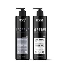 Kit Selante Capilar Orgânico Reserve Carvão Ativado + Shampoo Antirresíduo Raaf Cosmetics 1L