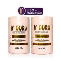 Kit Selante D Ouro Tradicional E Matizador 2 Litros Kit Selante D Ouro Tradicional E Matizador 2 Litros