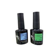 Kit Selante Matte Top Coat Uv Led Com Luminous Top Coat Unha