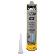 Kit Selante PU 40 Cinza 420g - 4 Unidades - VONDER Kit Selante PU 40 Cinza 420g - 4 Unidades - VONDER