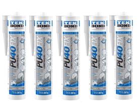 Kit Selante Pu40 Fix Cinza 387gr/280ml tekbond 5 unid Kit Selante Pu40 Fix Cinza 387gr/280ml tekbond 5 unid
