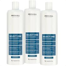 Kit Select One Prohall 1L Tratamento Capilar 3 Unidades