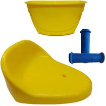 Kit Selim Cesta Manaopla Para Triciclos Nathor COR:AZUL Kit Selim Cesta Manaopla Para Triciclos Nathor COR:AZUL