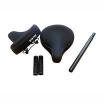 Kit Selim com 2 Molas + Canote + Manopla GTS-TEC HY-343 Conforto e Estilo para Sua Bike