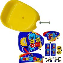 Kit Selim Mais Adesivo Para Triciclo Infantil Nathor Assento Banco Kit Selim Mais Adesivo Para Triciclo Infantil Nathor Assento Banco