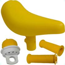 Kit Selim Manopla e Buzina Para Bicicletas Do aro 12 Nathor