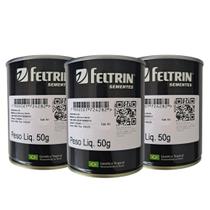 Kit Sementes de Manjericão Alfavaca Verde Feltrin 150g Alta Germinação