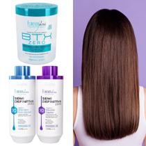 Kit Semi Definitiva 1L + Botox Btx Zero 1kg Forever Liss