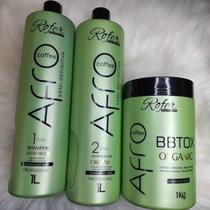 Kit Semi-Definitiva Organica Afro Coffee Rofer + B.Botox 3X1L