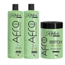 Kit Semi-Definitiva Organica Afro Coffee Rofer + BBTOX 3X1L