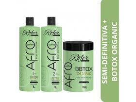 Kit Semi-Definitiva Organica Afro Coffee Rofer + BBTOX 3X1L