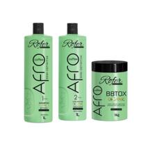 Kit Semi-Definitiva Organica Afro Coffee Rofer + Botox 3X1L