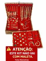 Kit Semi Joias 120 pçs Folheados DOURADO e PRATA Feminino